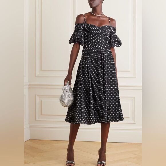 Zimmermann Polka Dot Off-the-Shoulder Dress – New with Tags (Size 1 / US 6) - Picture 4 of 8
